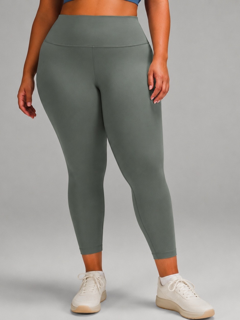 Lululemon Wunder Train High-Rise Tight 25" Olive Green Everlux Leggings Size 20